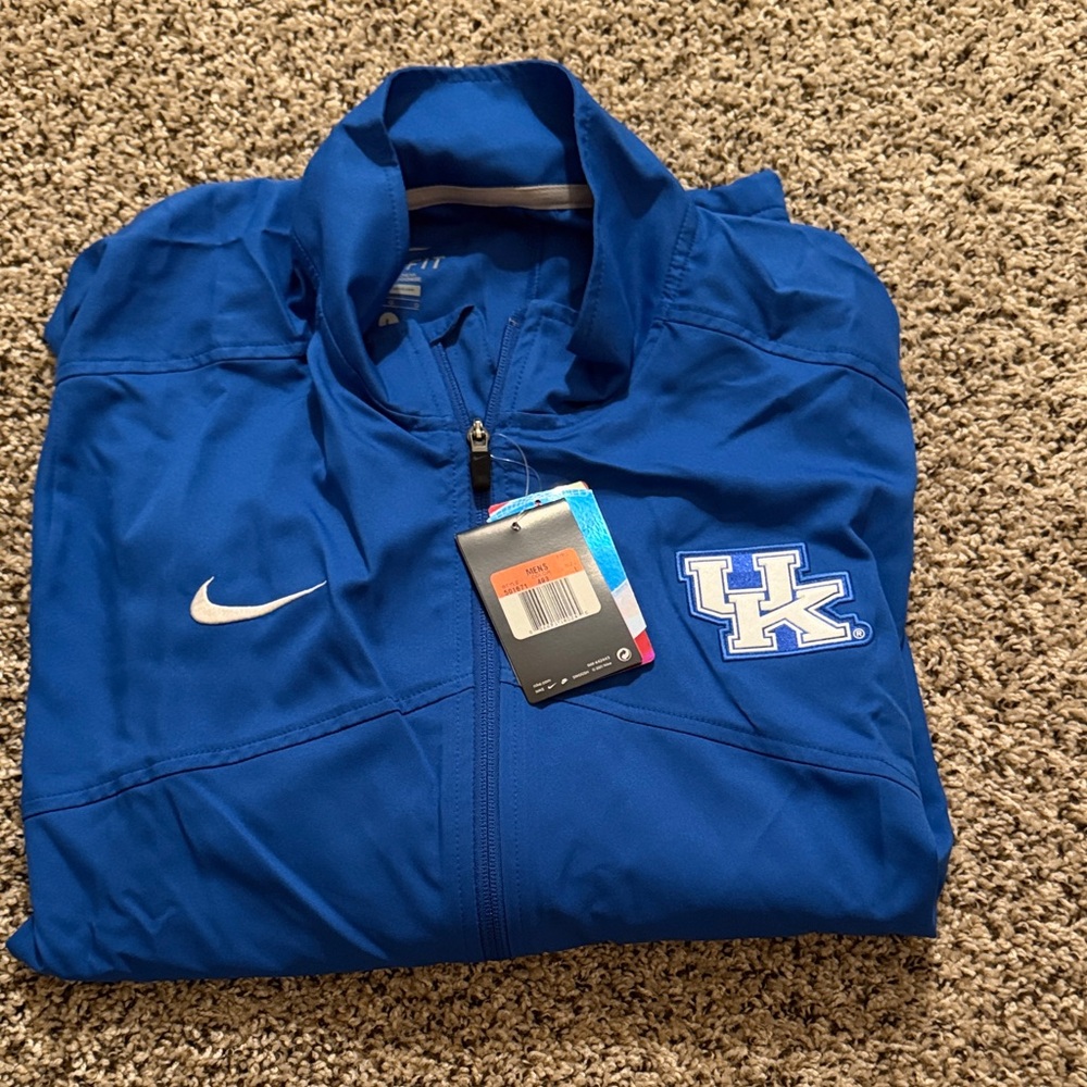 Nike Royal Blue Jacket with UK Emblem